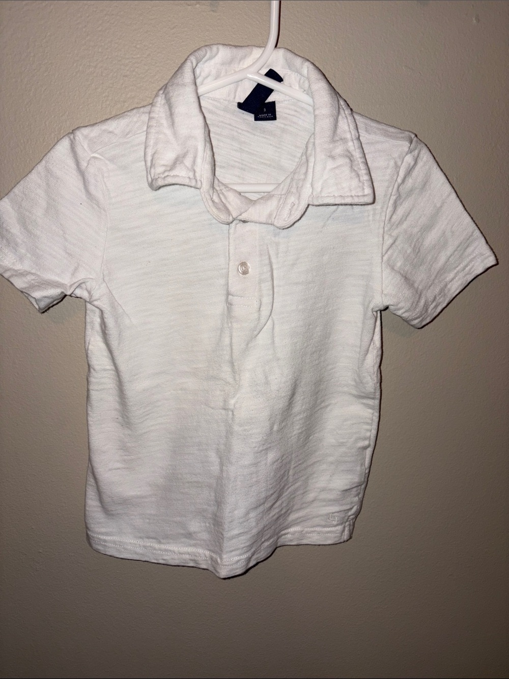Janie and Jack White Short-Sleeve Polo